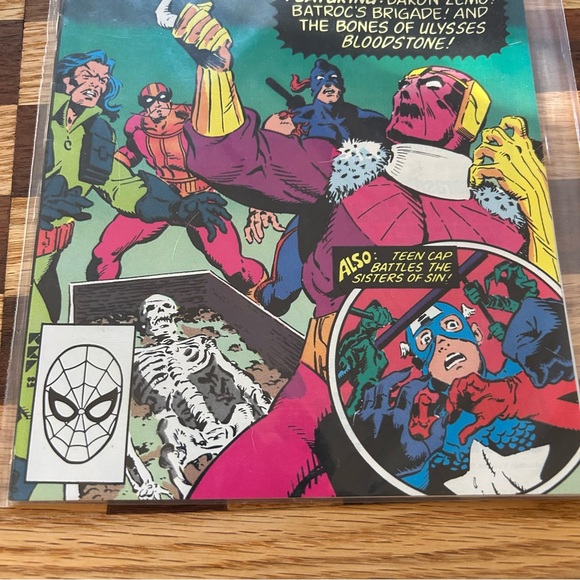 CAPTAIN AMERICA #357 MARVEL COMIC BOOK  - THE BLOOD STONE. - Picture 6 of 9